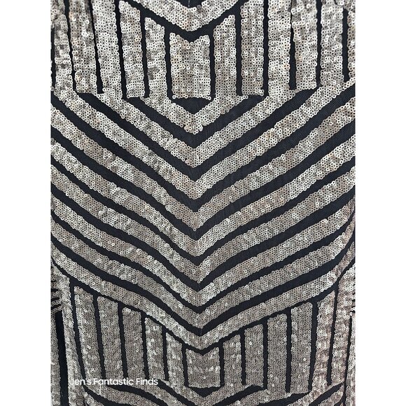R&M Richards Sequined Sheath Dress size 6 - Picture 9 of 11